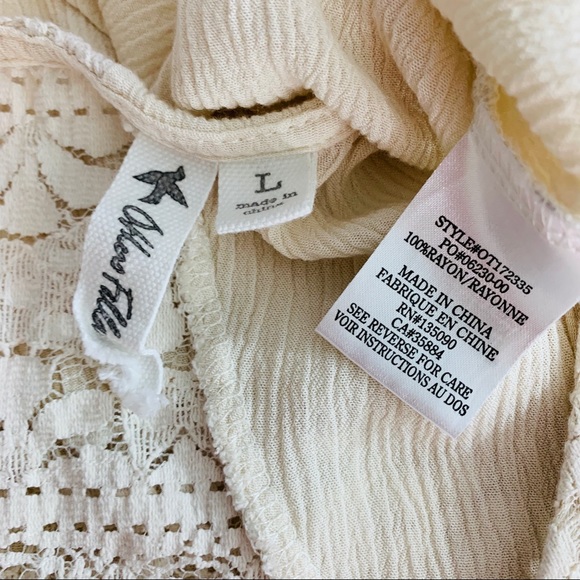 Anthropologie Others Follow /Cream Embroider Lace - Picture 6 of 7